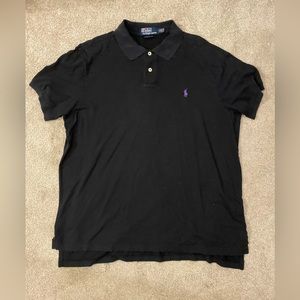 Black polo by Ralph Lauren xl custom fit